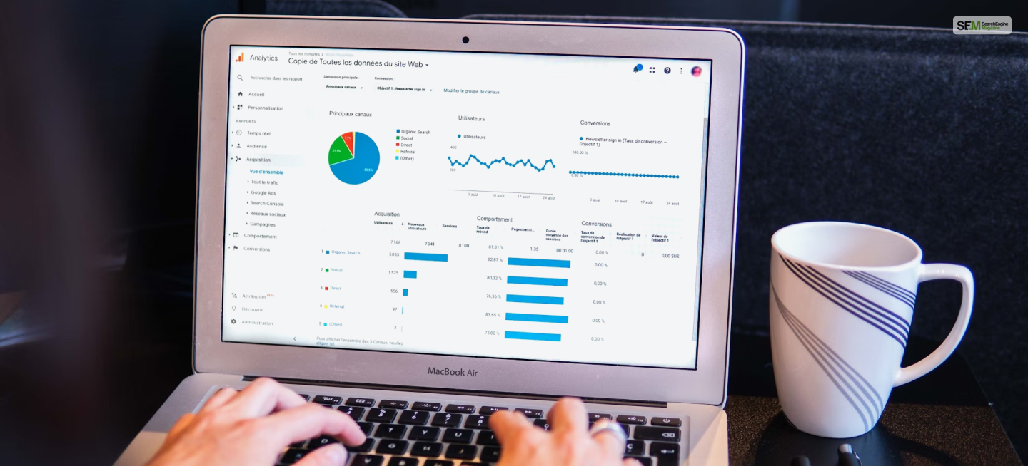 what model represents the hierarchical structure of a Google Analytics account?