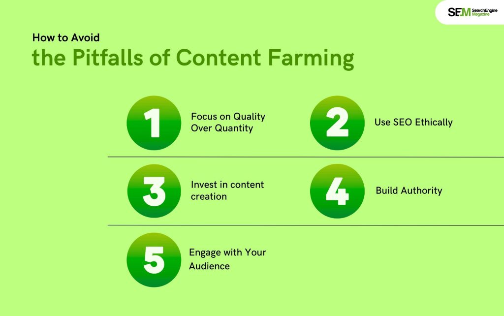 How to Avoid the Pitfalls of Content Farming