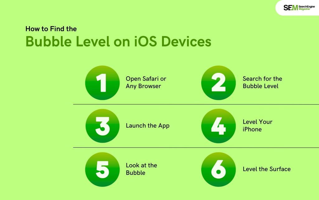 How to Find the Bubble Level on iOS Devices